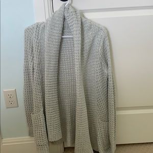sweater material cardigan